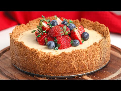 The Best Dairy Free Cheesecake-Vanilla Bean.