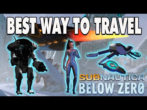 Best Way to Travel in the Arctic Spires – Snowfox vs Prawn Suit vs Walking Subnautica Below Zero