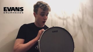 Video thumbnail for Evans Hybrid Coated Snare Head Review/Demo | Jack Haigh by Jack Haigh Drums
