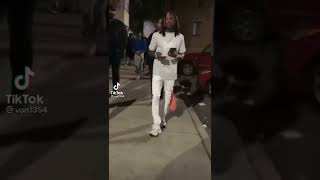 King Von walking through oblock the night before