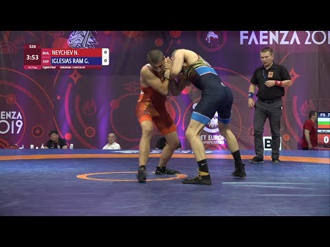 1/8 FS - 71 kg: N. NEYCHEV (BUL) v. G. IGLESIAS RAM (ESP)