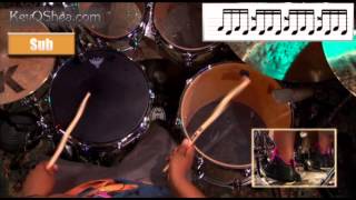 Free Drum Lessons | Aaron Spears Linear Drumming Pattern