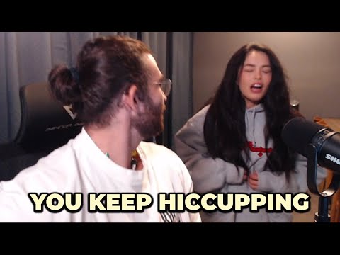 Hasan Scares Valkyrae to Stop Her From Hiccupping