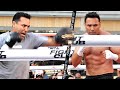 OSCAR DE LA HOYA FULL MEDIA WORKOUT FOR VITOR BELFORT