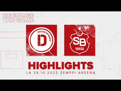 Highlights: Dynamo vs. SB Vaasa (29.10.2022)