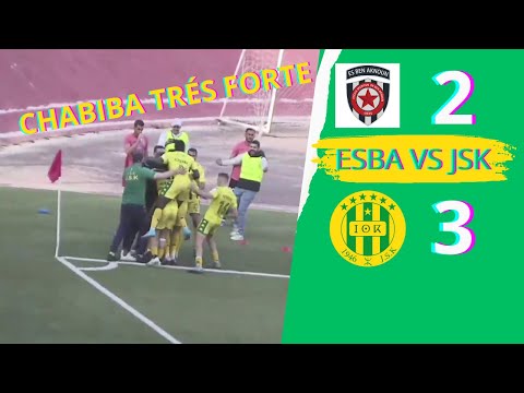 ESBA VS JSK (2-3), RÉSUMÉ DU MATCH.