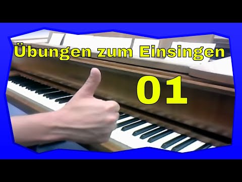Übungen zum Einsingen - Programm 01 - Gesangstraining - Gesangsübungen - Vocal warm up - Singen
