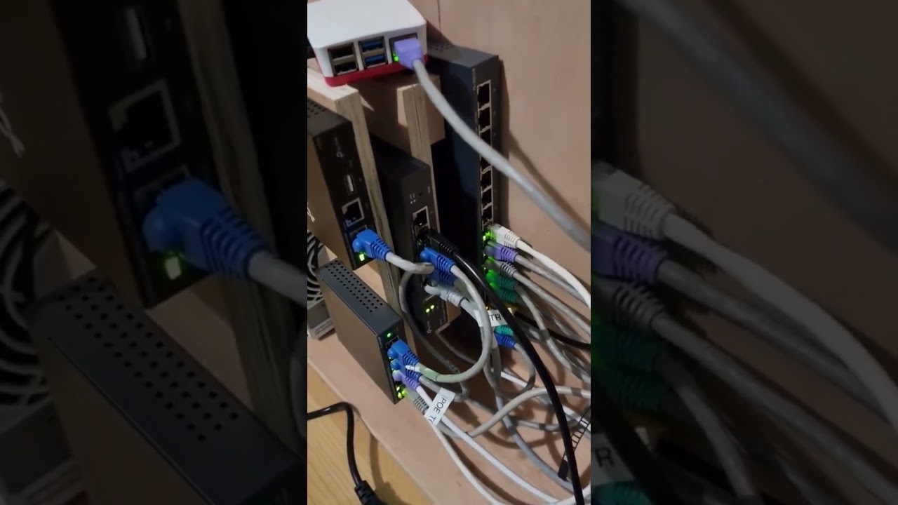 Gigabit internet - Fibre optic cable installation speed tester of internet