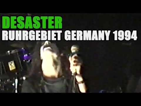 DESASTER (GERM) REHEARSAL LIVE IN RUHRGEBIED 1994