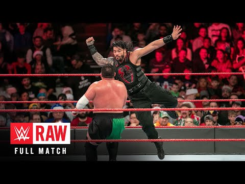 FULL MATCH: Roman Reigns vs. Samoa Joe | Intercontinental Title Match: Raw, Dec. 25, 2017