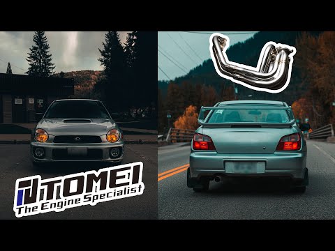 THE 02 WRX BUGEYE GETS TOMEI UEL HEADERS + UP PIPE! #subaru #subaruwrx #tomei