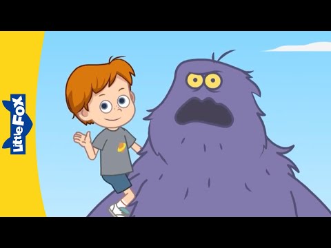 On the Monster + Where Is Kitty? | On, Under, Behind, Next | Prepositions | Stories for Kindergarten