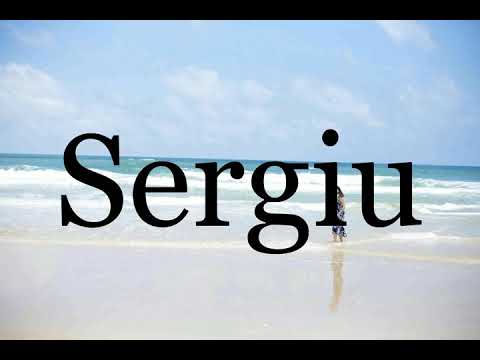 How To Pronounce Sergiu🌈🌈🌈🌈🌈🌈Pronunciation Of Sergiu