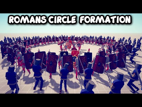 Romans Circle Formation VS Every Units - TABS - Totally Accurate Battle Simulator