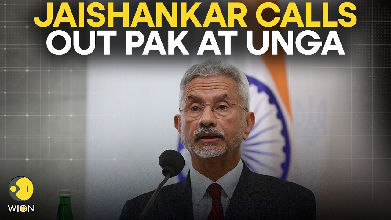 UNGA 2026 LIVE: Jaishankar Slams Pakistan Over ‘Serial Terrorism’ | WION