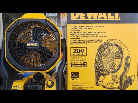 #Dewalt Fan #Unboxing #Testing