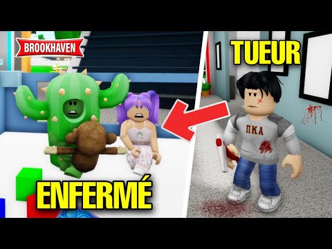 CACTUS ENFERMÉ AVEC LE BABY-SITTER TUEUR SUR BROOKHAVEN ! ROBLOX - BROOKHAVEN RP