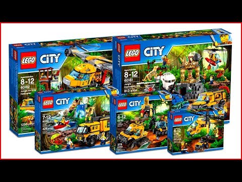 COMPILATION ALL LEGO City Jungle 2017 - Speed Build for Collectors