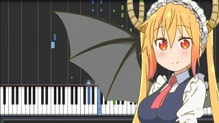 Ishukan Communication - Kobayashi-san Chi no Maid Dragon [小林さんちのメイドラゴン] ED (Piano Synthesia)
