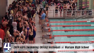 Rochester Girls Swimming Sectionals