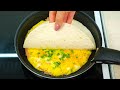 Just pour an egg on a tortilla and add ham and this breakfast will become a favorite. Quick Recipe