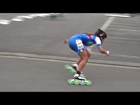 200m TT Qualification Junior ladies  Giorgia Valanzano (European Championships Inline Skating 2018)