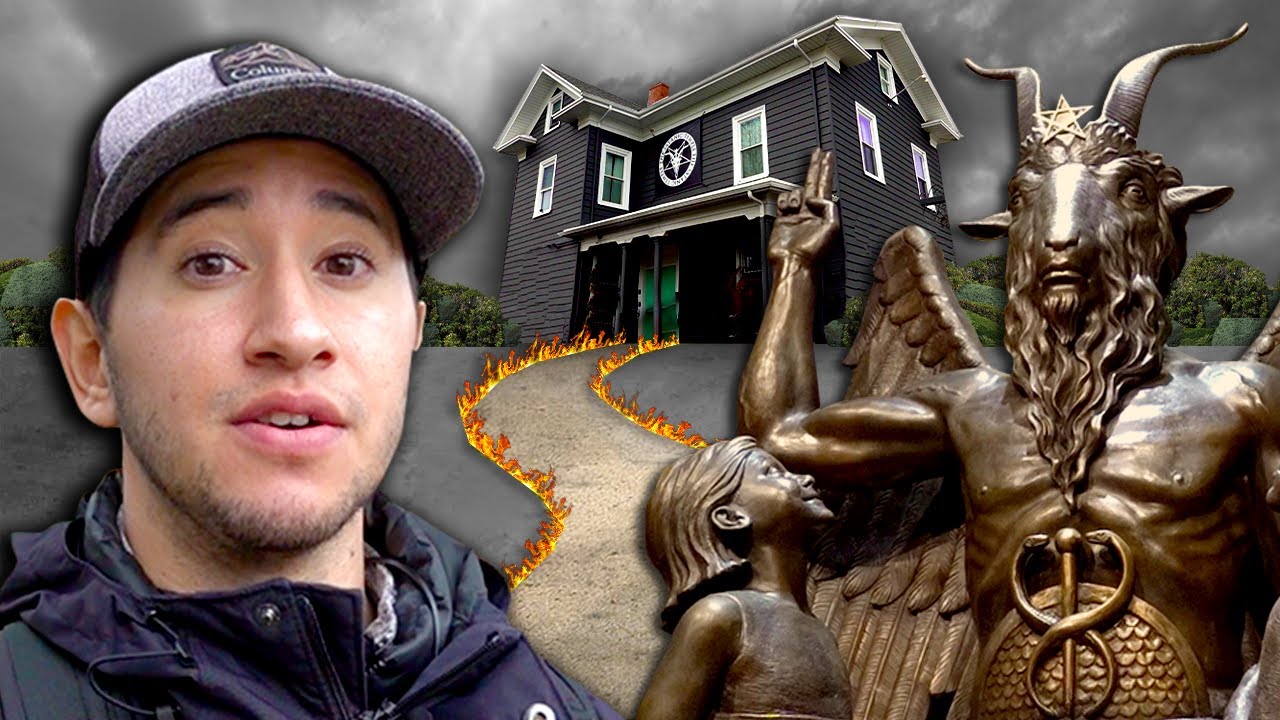 Visiting The Satanic Temple - Salem, MA | The Satanic Temple | TST | Baphomet Statue