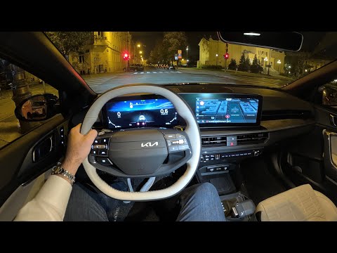 New KIA XCEED 2027 European model - NIGHT POV test drive (PURE DRIVING, 150 HP)