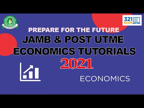 Economics JAMB UTME Tutorial 😀| Topic: The Theory of Demand | JAMB and Post UTME Tutorials.