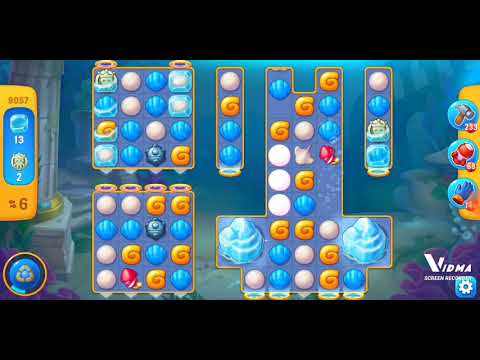 Fishdom. 9057 level no boosters and diamonds. 13 moves