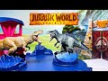 Jurassic World Dominion Dinosaur Battles! GIGA vs TREX, Spino VS Indominus Rex
