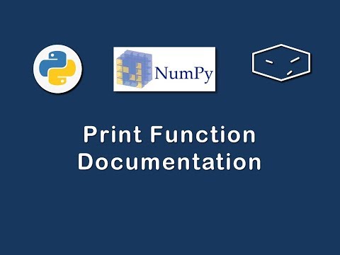 numpy print function doc