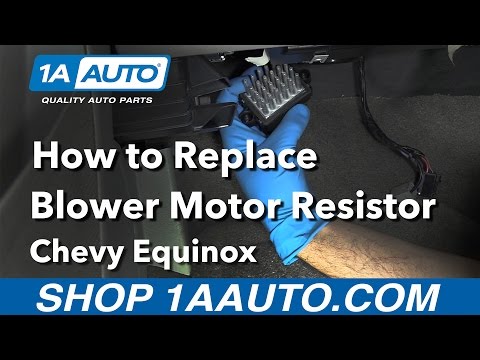 How to Replace Blower Motor Resistor 05-09 Chevy Equinox