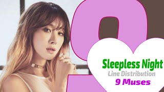 Nine Muses: Sleepless Night - Line Distribution