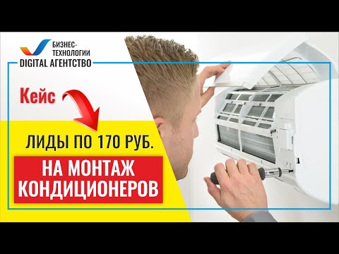 Обзор кейса: Лендинг Продажа и монтаж кондиционеров + Яндекс Директ. Лиды по 170 руб.