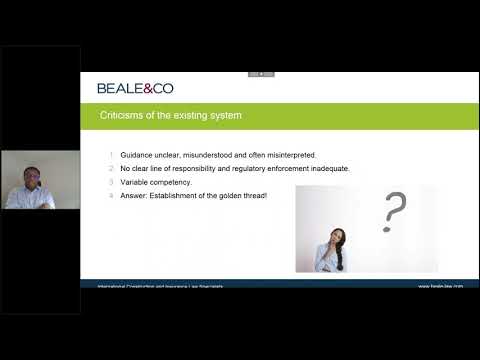 Beale & Co - Webinar: Where will the Golden Thread lead -  the Draft Building Safety Bill