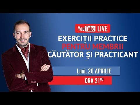 Exercitii Practice Luni 20 Aprilie ora 21.00 - doar pentru Membri