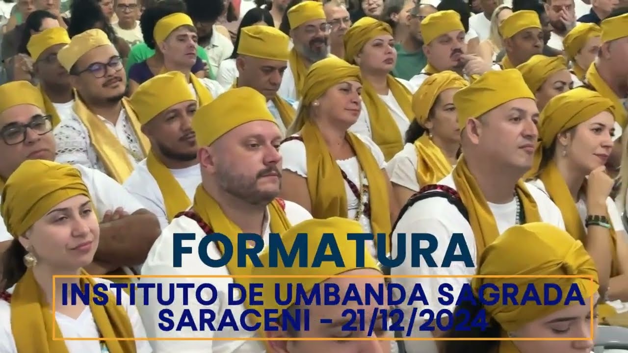Formatura da Sétima Turma de Sacerdócio de Umbanda Sagrada..