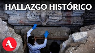 Así es la tumba zapoteca descubierta en Oaxaca: pintura mural y símbolos de poder y muerte