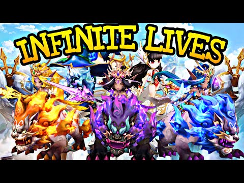 Triple Beast Rider Infinite Lives Team | Summoners War RTA