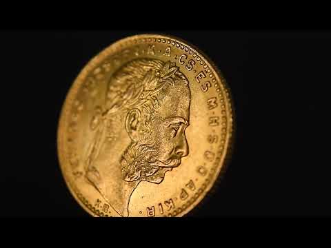 Monnaie, Hongrie, Franz Joseph I, 8 Forint 20 Francs, 1887, Kormoczbanya, SUP