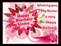 Happy Birthday Wishes For Sister Whatsapp Status Wishes Greeting Wallpapers
