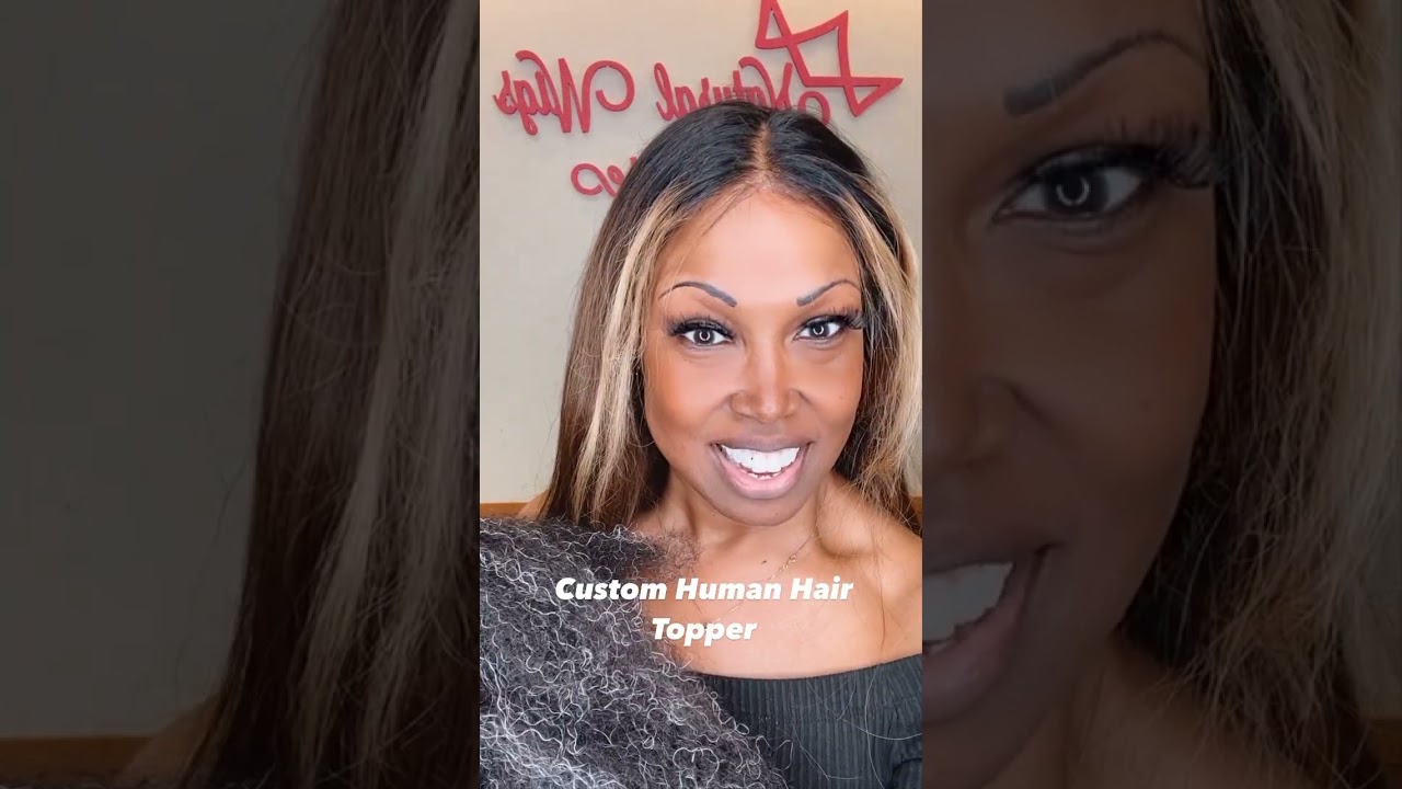 Custom Human Hair Toppers for Men and Women