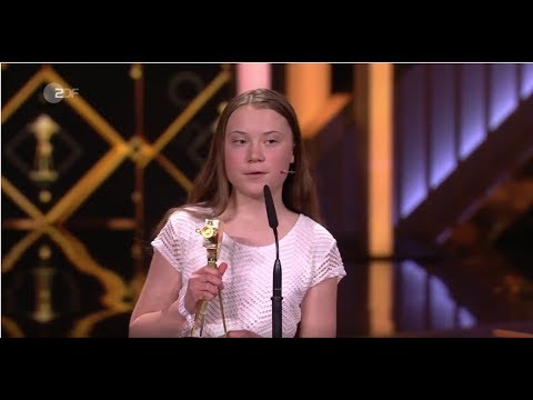 Die GOLDENE KAMERA für Greta Thunberg 30.03.2019