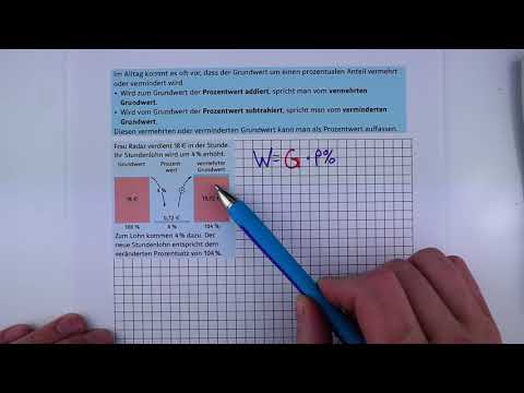 Vermehrten Grundwert berechnen