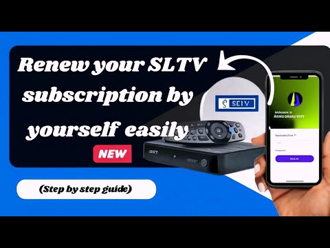 How to Renew SLTV subscription by yourself easily