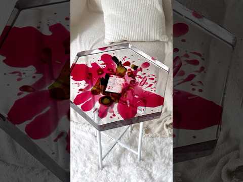 Resin Art Tutorial Make Epoxy Resin Sculpture with Alcohol Ink Resin Lampshade