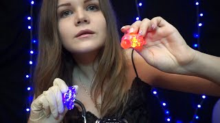 АСМР | Триггерный Окулист | Движение рук, Фонарики, Неразборчивый шёпот | ASMR | Visual Triggers