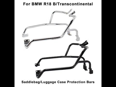 SADDLEBAG GUARD SIDE CASE PANNIER PROTECTION BARS FOR BMW R18 B/TRANSCONTINENTAL