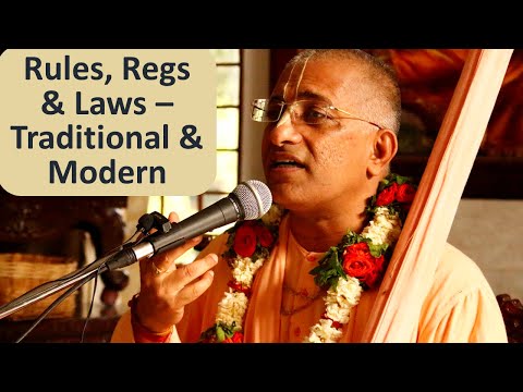 Rules, Regs & Laws - Why & How - Traditional & Modern · SB 3.22.33 · 23 Jan 2021 · HHBVSM